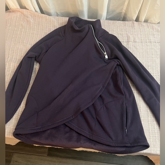 Athleta Cozy Karma Asym Pullover - Picture 3 of 4